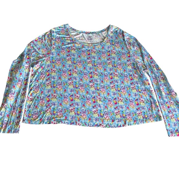 Posh Peanut x Lisa Frank “Spotty Dotty” Long Sleeve Top – Size 2XL – Rare Collab - Picture 2 of 4